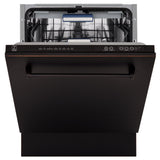 ZLINE 24" Dishwasher, Oil Rubbed Bronze panel, Stainless Tub, DWV-ORB-24