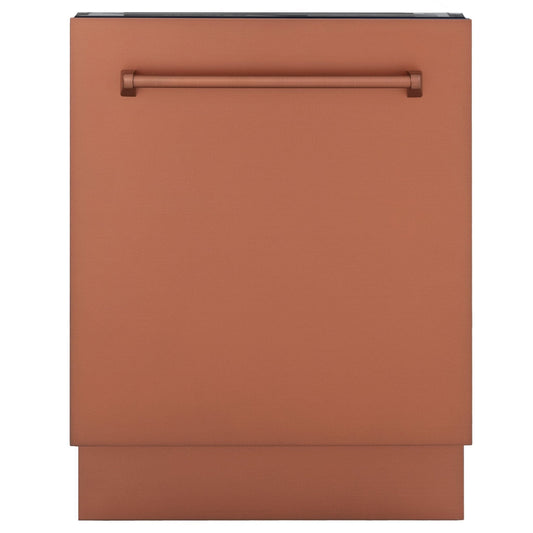 ZLINE 24" Dishwasher with Copper panel, Stainless Tub, DWV-C-24