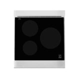 ZLINE 24" Induction Range with a 3 Element Stove and Electric Oven in Stainless Steel RAIND-BLM-24
