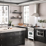 ZLINE 24" Induction Range with a 3 Element Stove and Electric Oven in White Matte RAIND-WM-24
