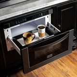 ZLINE 24" Microwave Drawer, Black Stainless Steel, MWD-1-BS