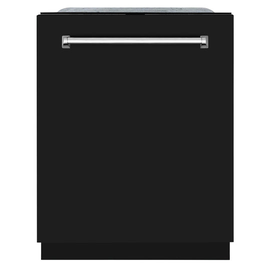 ZLINE 24" Monument, 3rd Rack, Dishwasher, Black Door, DWMT-BLM-24