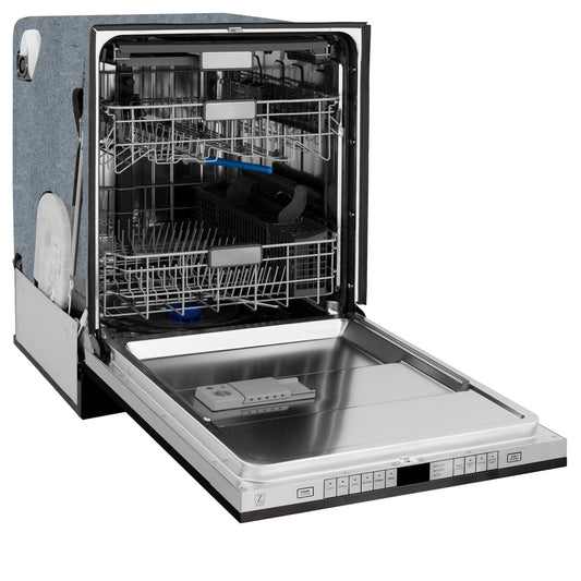 ZLINE 24" Monument, 3rd Rack Dishwasher, Blue Door, DWMT-BM-24