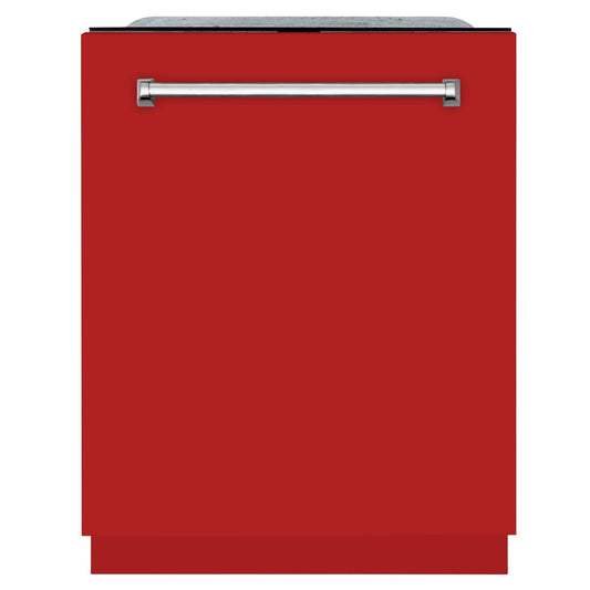 ZLINE 24" Monument, 3rd Rack, Red Door, Dishwasher, DWMT-RM-24