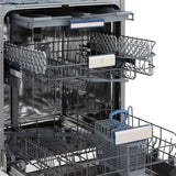 ZLINE 24" Tallac Series 3rd Rack Dishwasher Black Stainless Steel Tub DWV-BS-24