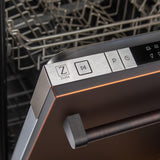 ZLINE 24" Top Control Dishwasher, Stainless Steel Tub, DW-ORB-H-24