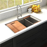 ZLINE 27" Undermount Single Bowl Ledge Sink Stainless Steel, SLS-27
