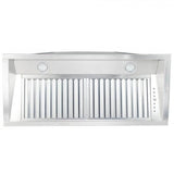 ZLINE 28" Outdoor Stainless Range Hood Insert, 695-304-28