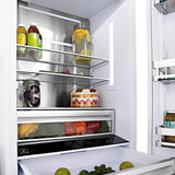 ZLINE 30" 16.1 cu. ft. Built-In 2-Door Bottom Freezer Refrigerator with Internal Water and Ice Dispenser in Stainless Steel RBIV-304-30