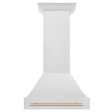 ZLINE 30" Autograph DuraSnow Stainless Steel Hood 8654SNZ-30-G
