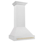 ZLINE 30" Autograph DuraSnow Stainless Steel Hood 8654SNZ-30-G