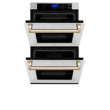 ZLINE 30" Autograph Edition Double Wall Oven with Self Clean and True Convection in Stainless Steel AWDZ-30-G