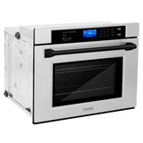 ZLINE 30" Autograph Edition Single Wall Oven with Self Clean and True Convection in Stainless Steel AWSZ-30-MB