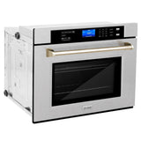 ZLINE 30" Autograph Edition Single Wall Oven with Self Clean and True Convection Stainless Steel AWSSZ-30-G