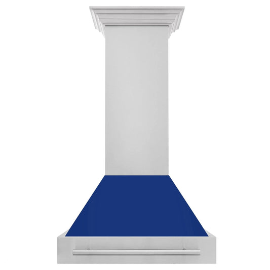 ZLINE 30" Autograph Stainless Wall Range Hood, 8654STX-BG-30