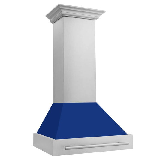 ZLINE 30" Autograph Stainless Wall Range Hood, 8654STX-BG-30