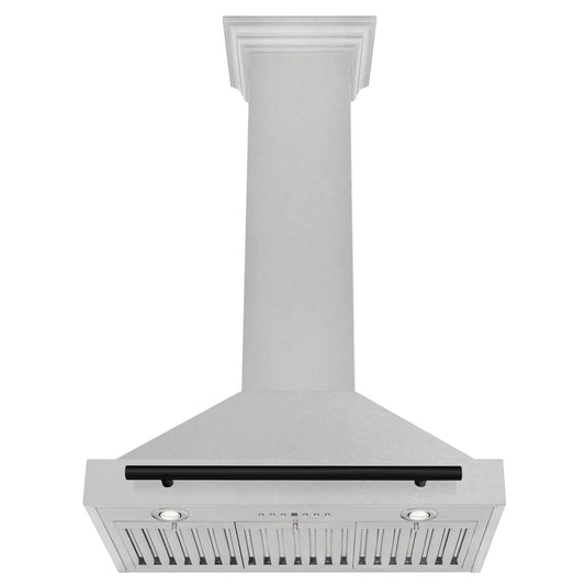 ZLINE 30" Autograph Stainless Wall Range Hood KB4SNZ-30-MB