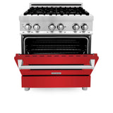ZLINE 30" Bundle Range RA-RM-30 & Wall Range Hood KB-30, 2KP-RARMRH30