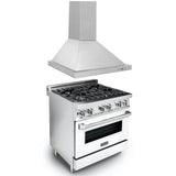 ZLINE 30" Bundle Range RA-WM-30 & Range Hood KB-30, 2KP-RAWMRH30