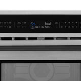 ZLINE 30” Convection Microwave, Stainless Steel, Black MWOZ-30-SS-MB