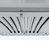 ZLINE 30" CrownSound‚ Ducted Vent Island Mount Range Hood in Stainless Steel with Built-in Bluetooth Speakers, GL9iCRN-BT-30