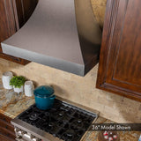 ZLINE 30" Designer Snow Stainless Finish Wall Range Hood, 8632S-30