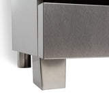 ZLINE 30" Dual Fuel Range, DuraSnow, Stainless, White Matte Door, RAS-WM-30