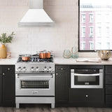 ZLINE 30" DuraSnow® Stainless Steel Range Hood 8654SNX-WM-30