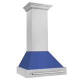 ZLINE 30" DuraSnow® Stainless Steel Range Hood with Color Shell Options 8654SNX-BM-30