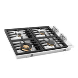 ZLINE 30" Gas Cooktop with 4 Gas Brass Burners RC-BR-30