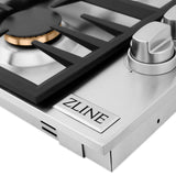 ZLINE 30" Gas Cooktop with 4 Gas Brass Burners RC-BR-30