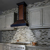 ZLINE 30" Hand-Hammered Copper Finish Wall Range Hood, 655-HBBBB-30