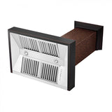 ZLINE 30" Hand-Hammered Copper Finish Wall Range Hood, 655-HBXXX-30