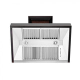 ZLINE 30" Hand-Hammered Copper Finish Wall Range Hood, 655-HBXXX-30