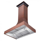 ZLINE 30" Hand-Hammered Copper Finish Wall Range Hood, 8632H-30