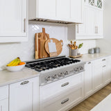 ZLINE 30" Porcelain Rangetop With 4 Gas Brass Burners, RT-BR-30