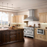 ZLINE 30" Professional Wall Range Hood, Built-in CrownSound® Bluetooth Speakers, 697CRN-BT-30