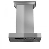 ZLINE 30" Professional Wall Range Hood, Stainless Steel, KECOMCRN-30