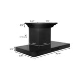 ZLINE 30" Range Hood, Black Stainless Steel, Speakers, BSKENCRN-BT-30