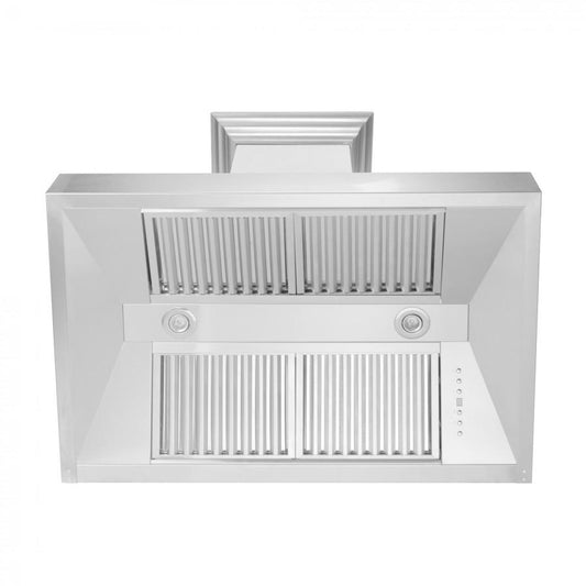 ZLINE 30" Snow Finish Stainless Range Hood with Snow Finish Shell, 8654SN-30