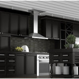 ZLINE 30" Stainless Steel Wall Range Hood, Crown Molding, KBCRN-30