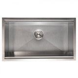ZLINE 30" Undermount Single Bowl Ledge Sink Stainless Steel, SLS-30S
