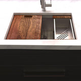 ZLINE 30" Undermount Single Bowl Ledge Sink Stainless Steel, SLS-30S