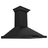 ZLINE 30" Wall Black Stainless Range Hood, Crown Speakers, BSKBNCRN-BT-30