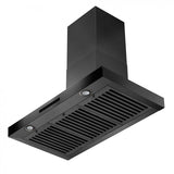 ZLINE 30" Wall Mount Range Hood in Black Stainless Steel, BSKEN-30