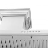 ZLINE 30" Wall Range Hood, Built-in CrownSound® Bluetooth Speakers, KBCRN-BT-30
