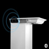 ZLINE 30" Wall Range Hood, Built-in CrownSound® Bluetooth Speakers, KL2CRN-BT-30