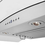 ZLINE 30" Wall Range Hood, Built-in CrownSound® Bluetooth Speakers, KZCRN-BT-30