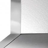 ZLINE 30" Wall Range Hood. DuraSnow Stainless, Mirror Accents, 655MR-30