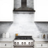 ZLINE 30" Wall Range Hood in Black Stainless Steel, BSKBN-30
